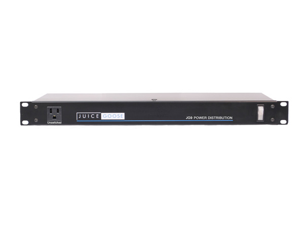 JG9 19" RACKMOUNT PDU WITH 9 OUTLETS - 8 OUT BACK & 1 IN FRONT